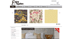 Desktop Screenshot of feine-tapeten.de